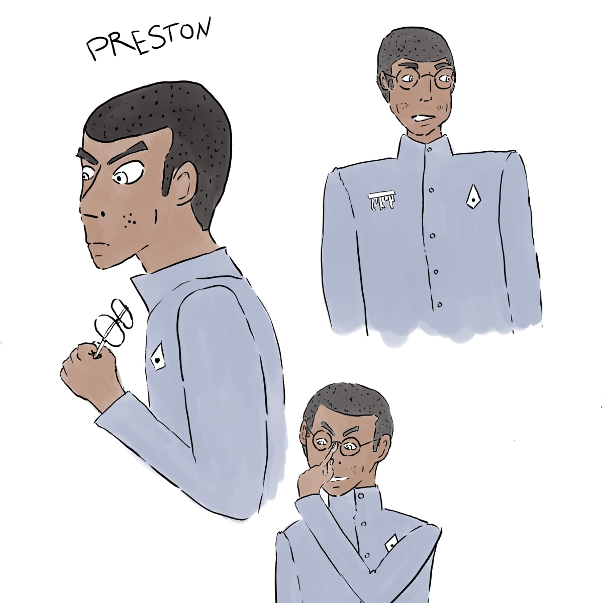 LSC Character Concept Art - Preston