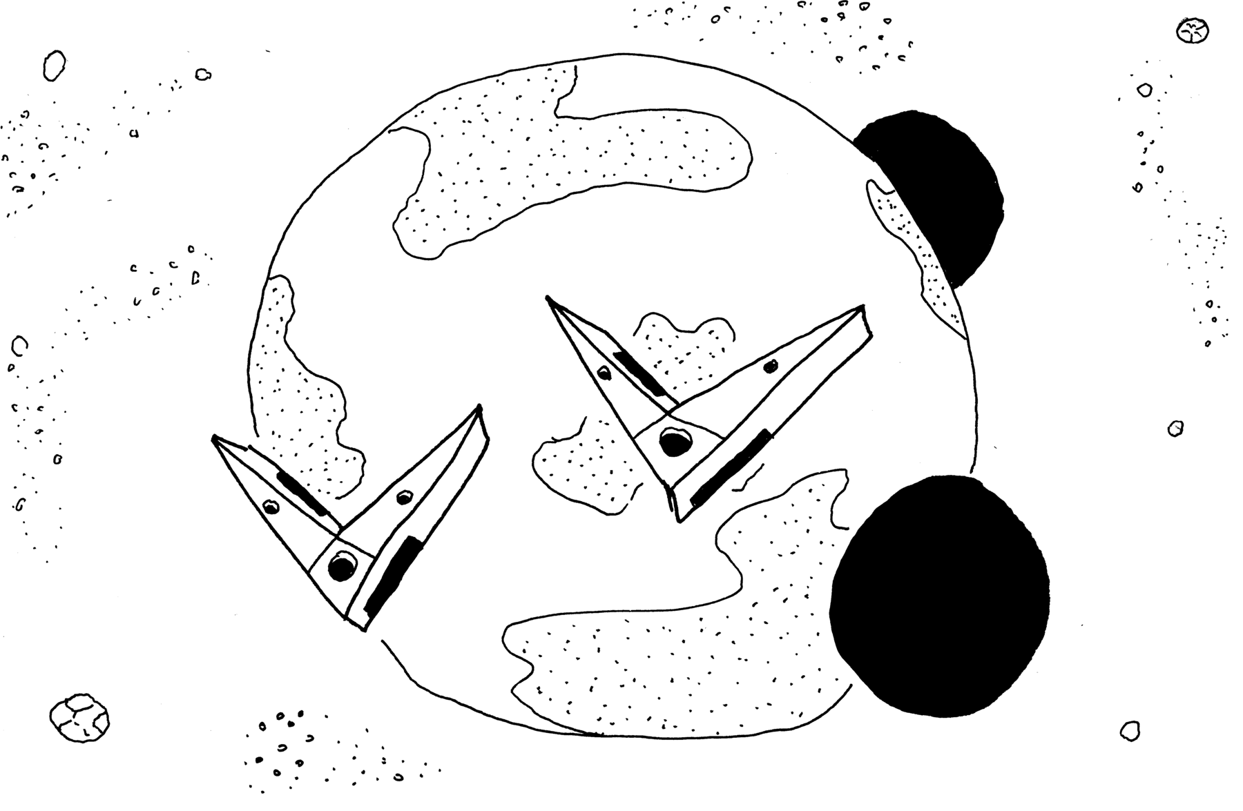 Inktober 2018 - Day 29 Double